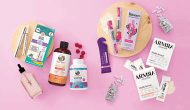 Assortment of wellness products at Ulta Beauty.