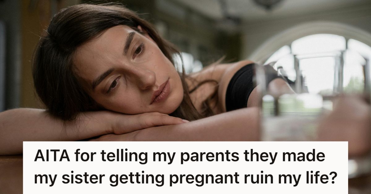 She Found Out Her Parents Blew Her Inheritance On The Birth Of Her Sisters Kid, And Now Shes Unsure How To Pay Her College Debt Woman resting her head, crying