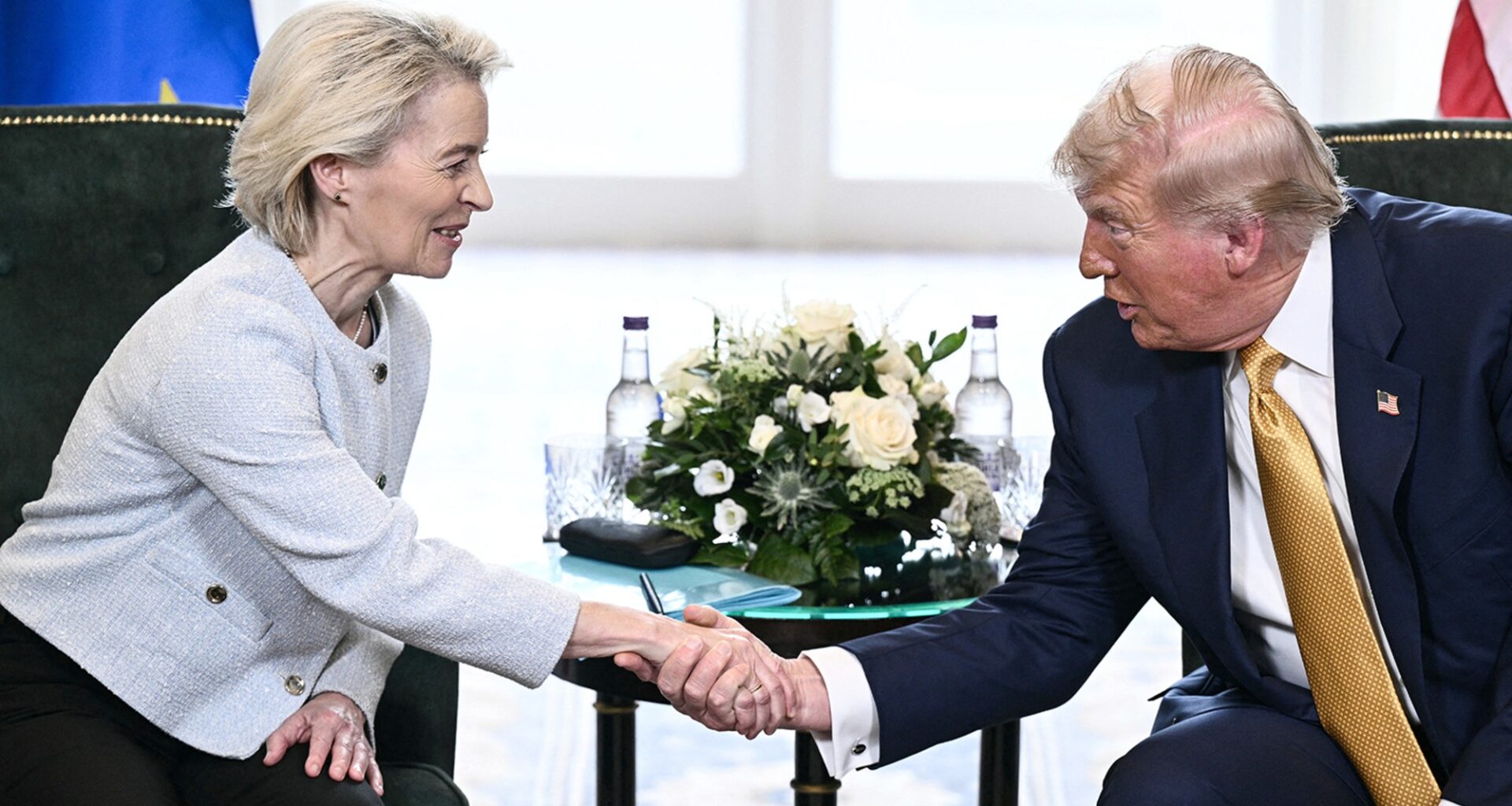 The EU's von der Leyen and Trump