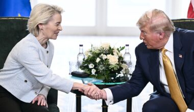 The EU's von der Leyen and Trump
