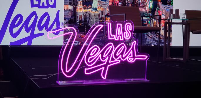 Visit Las Vegas sign