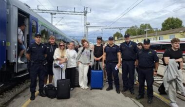 polish tourists train rijeka