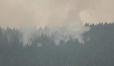 Wildfire northwest of Nanaimo burning out of control, forces evacuations - BC