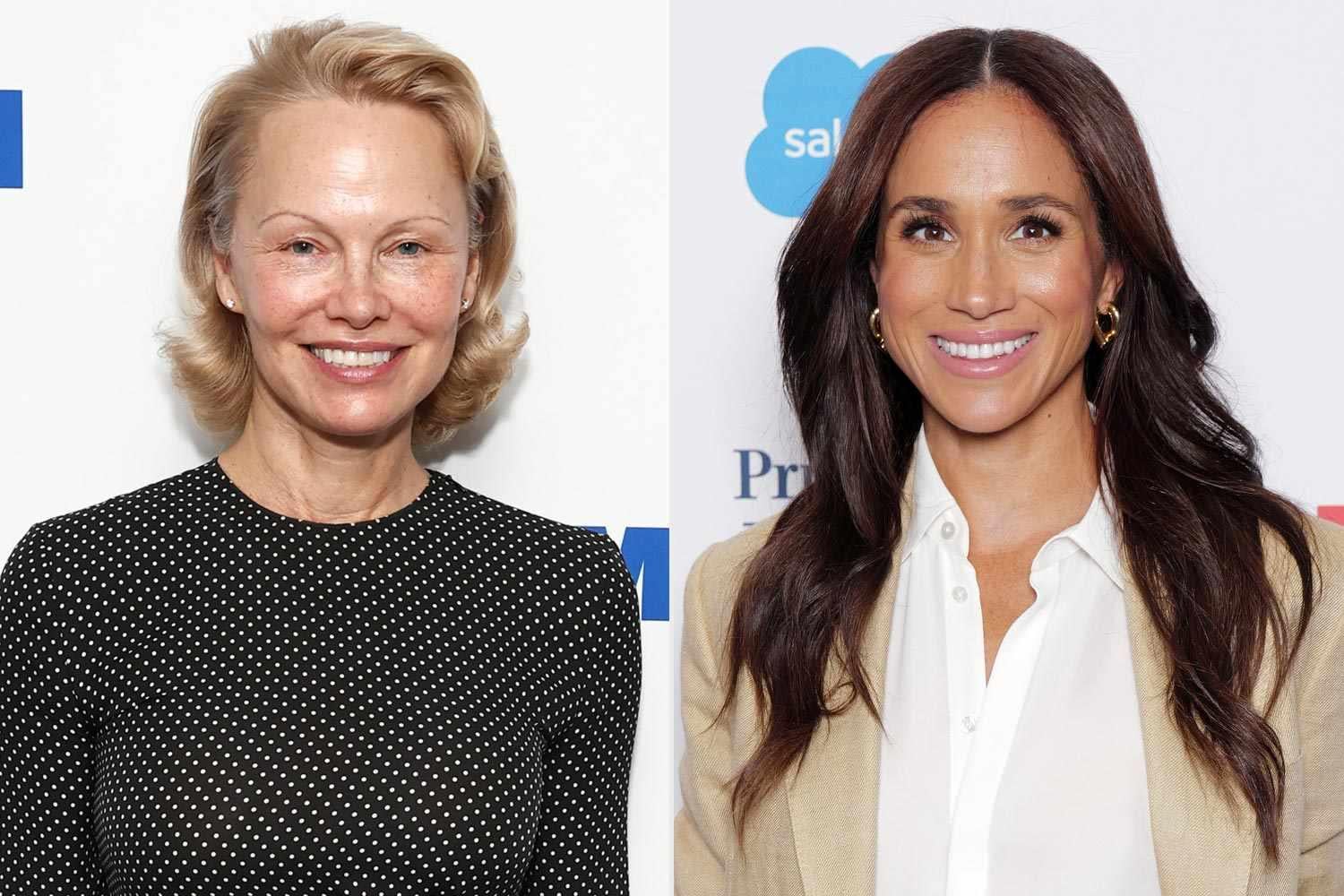 Pamela Anderson Shuts Down Talk Meghan Markle Copied Her Cooking Show