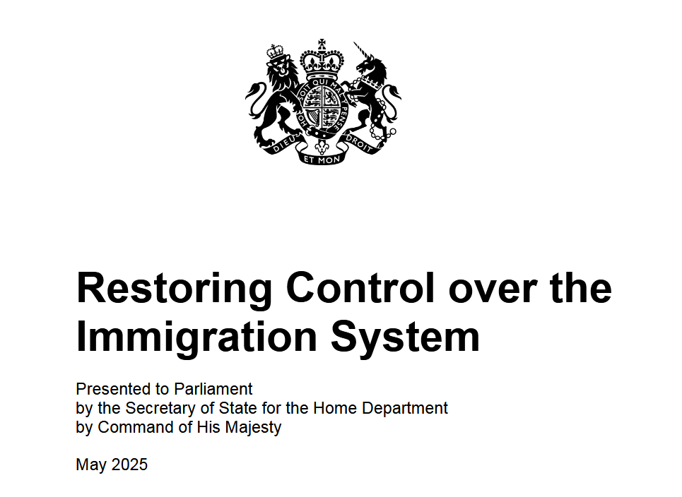 Restoring Control Over the Immigration System: White Paper