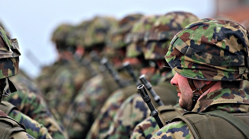 Bildbeschreibung: Mehrere Soldaten.