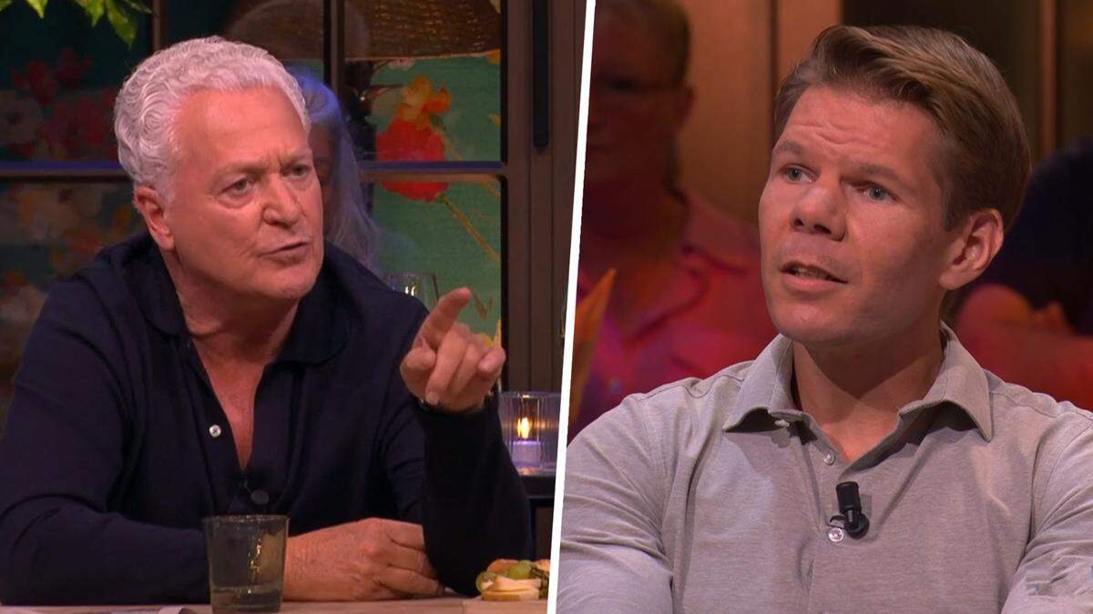 Bram Moszkowicz en Victor Vlam kregen het in De Oranjezomer flink met elkaar aan de stok toen de jurist voor Gordon in de bres sprong.