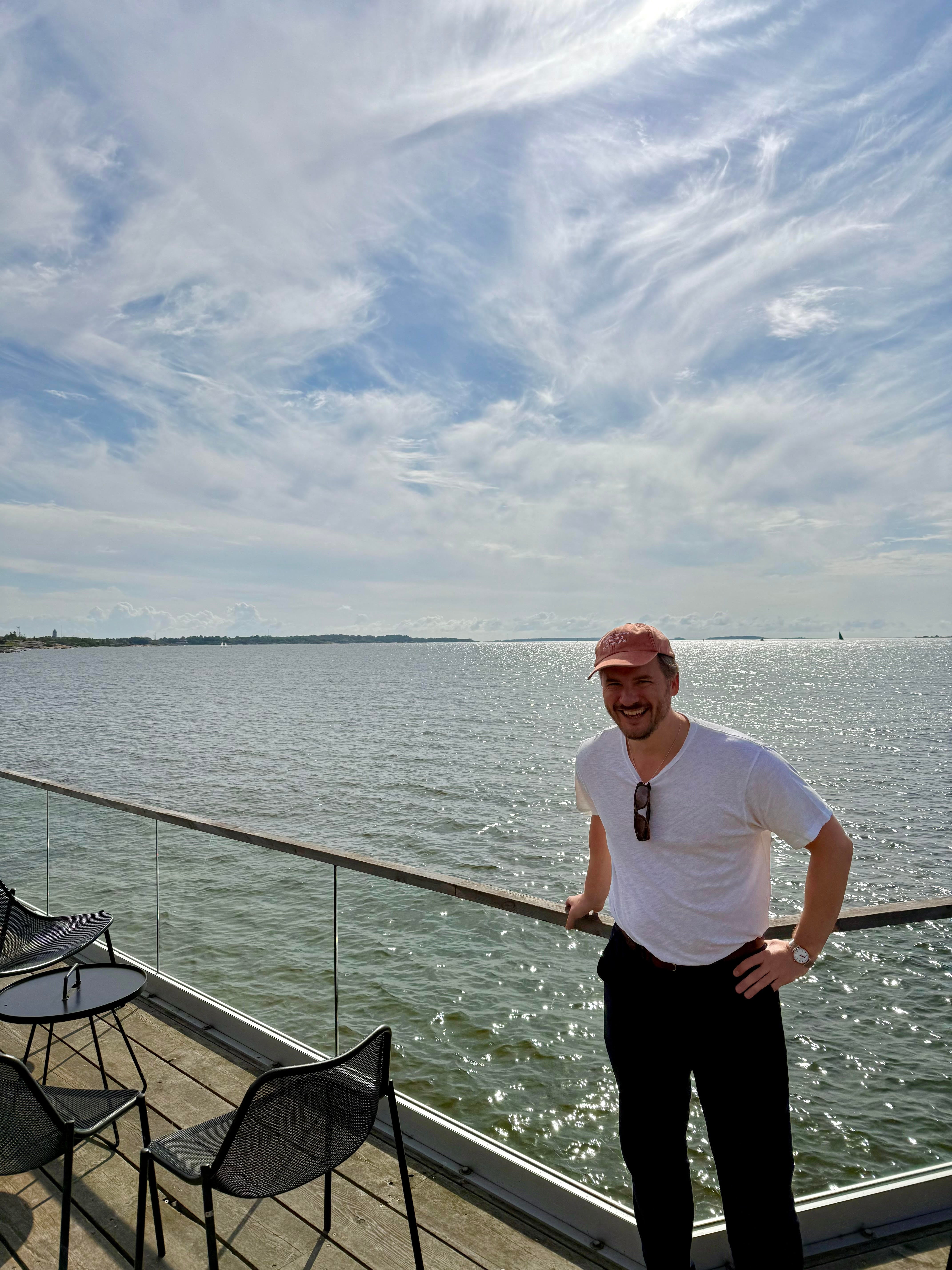 Matt Charlton discovered a love for a cooler summer holiday in Finland