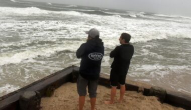 Evacuations underway as Hurricane Erin causes flooding in N.J. town