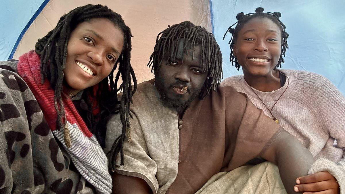 Family of 'missing' Texas woman found living in a lost ancient tribe in Scottish woods say she is now leader's 'second wife'