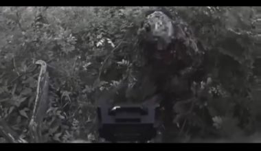 a russian soldier walks into a Ukrainian Recon team, upon touching his slinged rifle, he is shot and killed on the spot. August 2025.