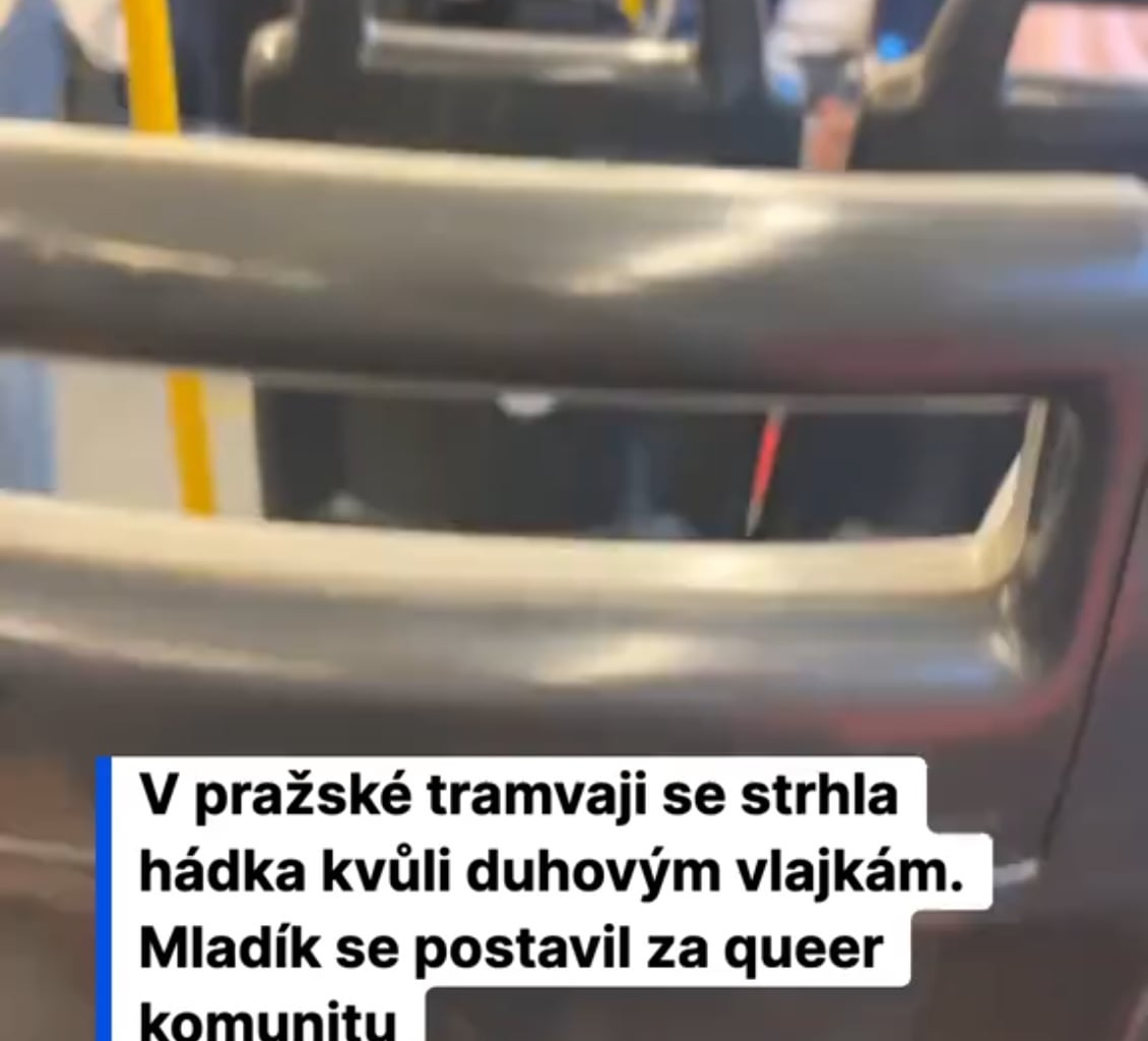 Hádka kvůli duhovým vlajkám