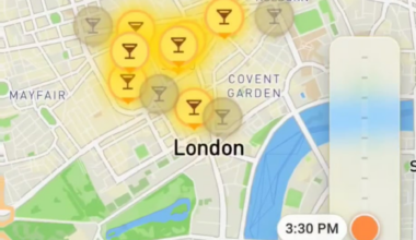 Finding every happy hour in London! I made a map