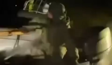 Reported footage of a Russian raiding force trying to cross the Dnipro River earlier this year. (Significant amounts of) alcohol may have been involved in the operation.