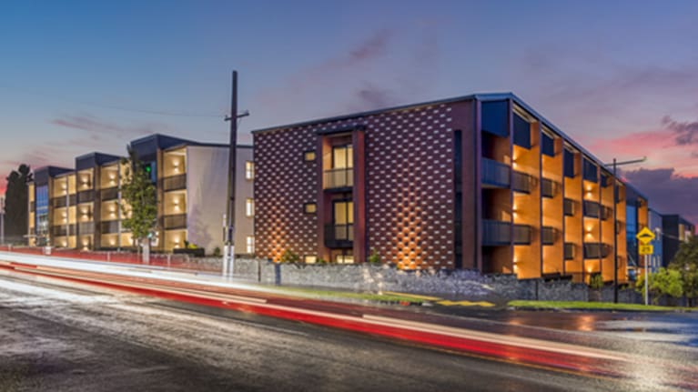 A completed Simplicity Living development on Range View Rd in Mt Wellington, Auckland.