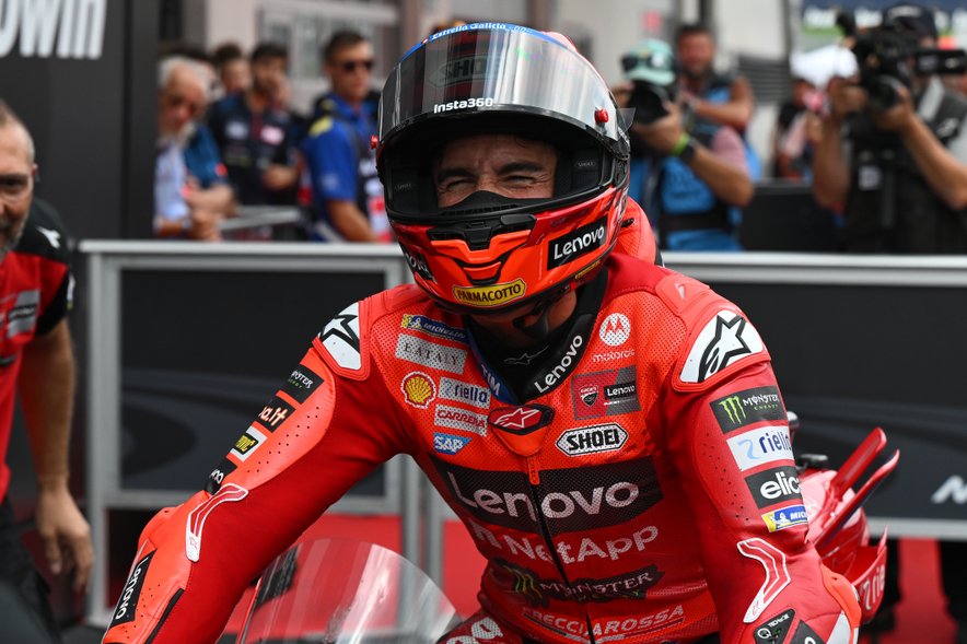 Marc Marquez po zmagi v Spielbergu