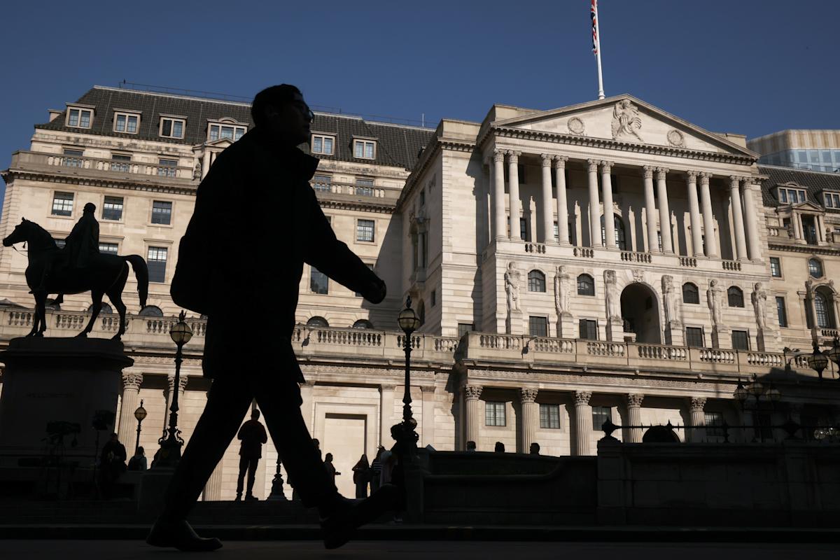 London stocks slip as Bank of England cuts interest rates