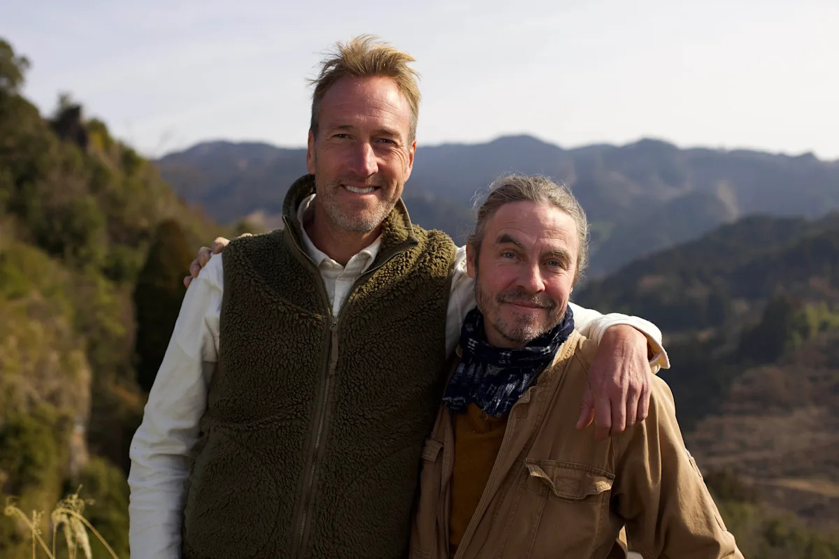 Ben Fogle meets man who quit UK to be rice farmer in Japan