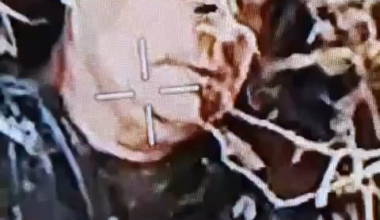 Ukrainian drone operators observe a Russian soldier who has perfected the soviet military tactic of pretending to be dead