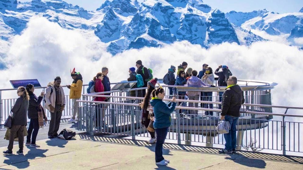 Tourist numbers continue to rise in Switzerland too.