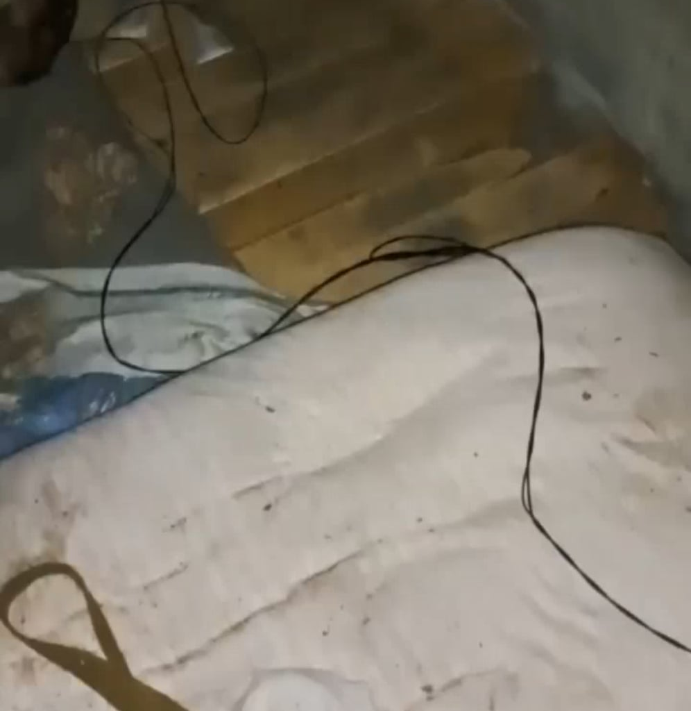A russian soldier was subjected to electroshock torture as punishment for stealing from his comrades