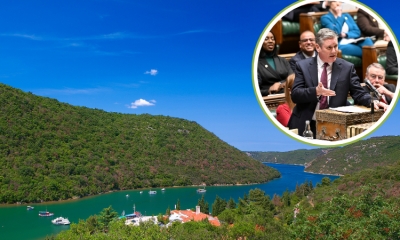 UK Prime Minister Sir Keir Starmer Enjoys Lunch at Famous Restaurant in Lim Bay, Croatia