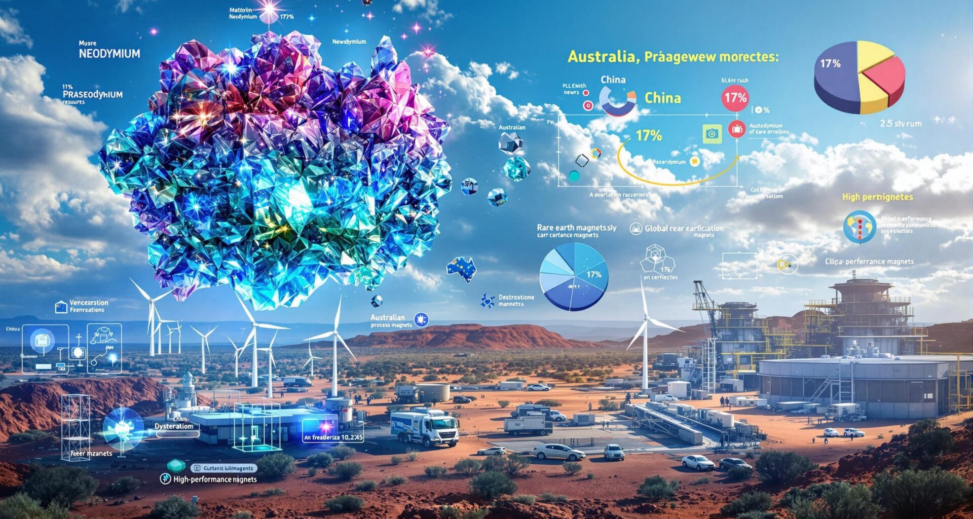 Australia's thriving rare earth mining landscape.