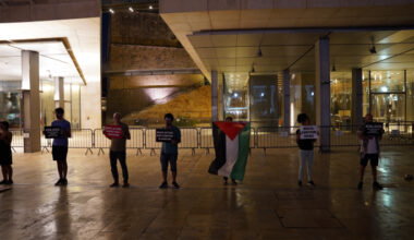 Activists project Gaza horror images next to parliament, urge Maltese Government to act now