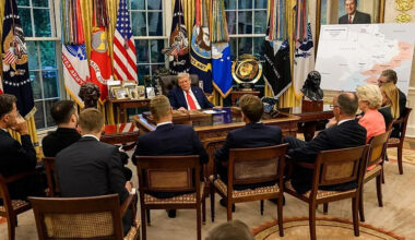 A multilateral meeting to discuss peace in Ukraine in the White House, 18 August, 2025 -  Copyright  AP Photo.jpg
