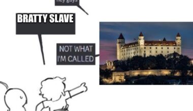 Even the castle...