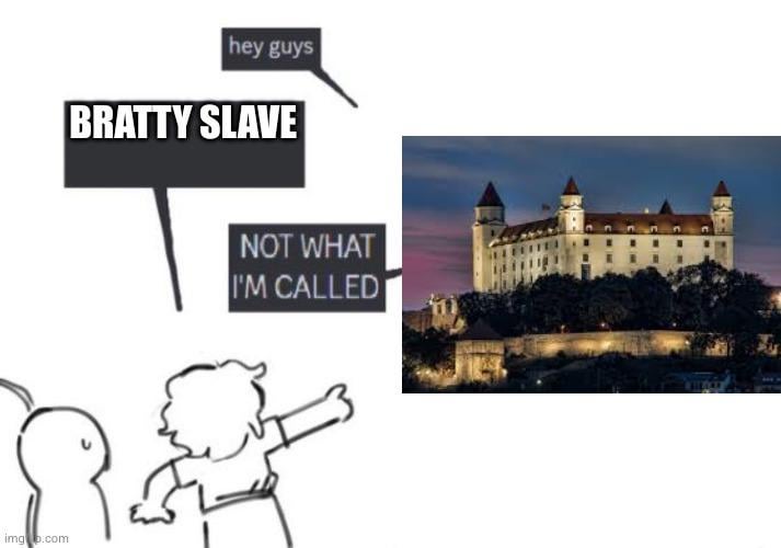 Even the castle...