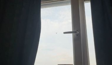 I see these regularly, they come here in Greenwich, hover in the same spot for about 5mins, then turn around and go away. Is this some training routine?