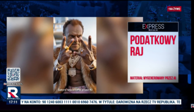 Republika, czyli całkowity brak przyzwoitości. Pokazuje spreparowane wizerunki AI premiera w blackface.