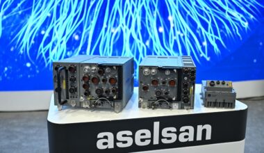 Aselsan launched T-Link, which offers a national solution for tactical communications, at the 17th International Defense Industry Fair (IDEF 2025) in Istanbul, Türkiye. (AA Photo)