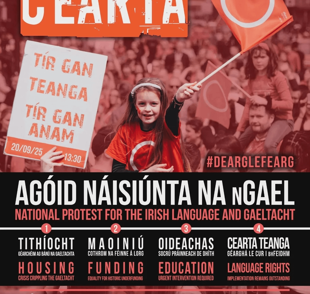 If you speak Irish or have any love for the language, you should come and add your voice.
