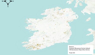 Distribution of Stone Circles in Ireland