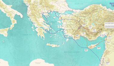 Visualizing Paul’s Journeys Across the 1st Century Roman World [OC]