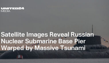 Satellite Images Reveal Russian Nuclear Submarine Base Pier Warped by Massive Tsunami — UNITED24 Media