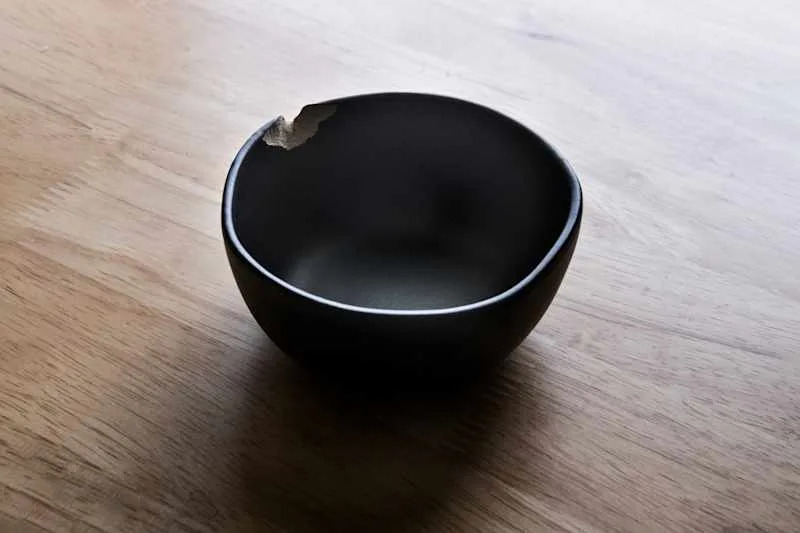 Imperfect Ceramic Cup Bowl Chipped