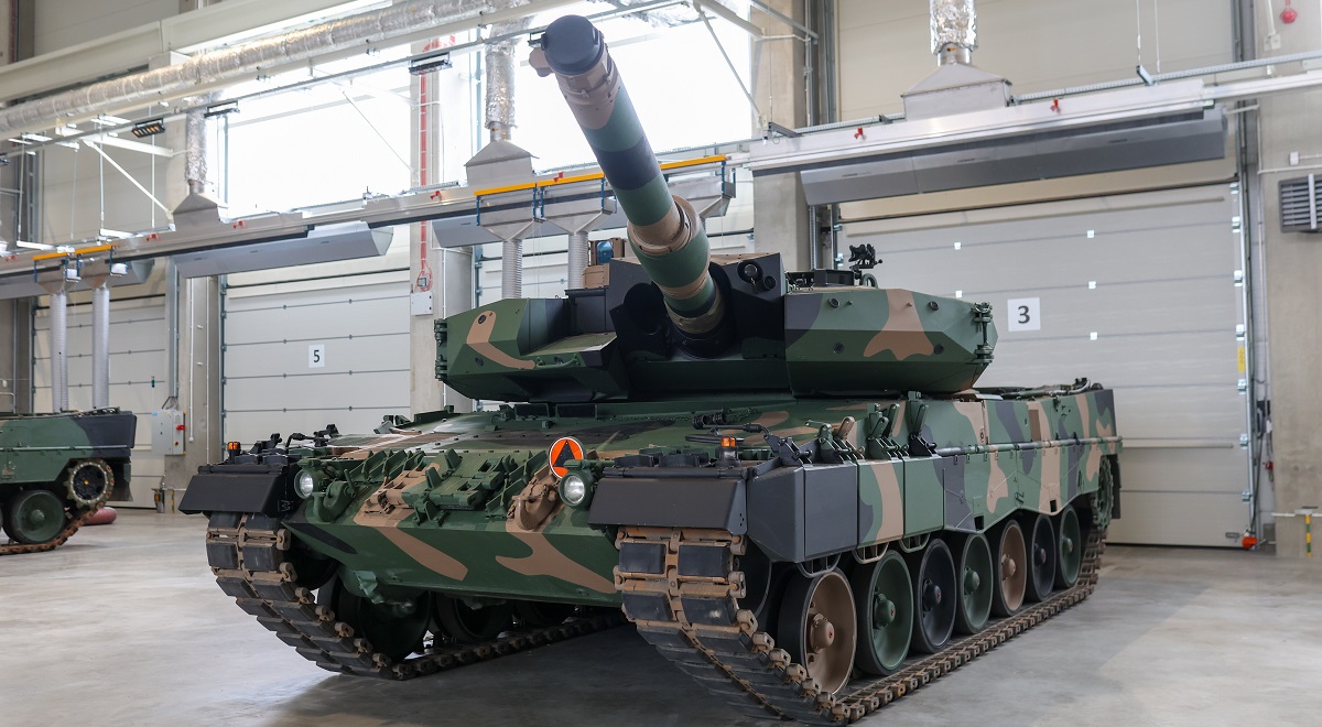 File photo. A Korean-made K2 tank.