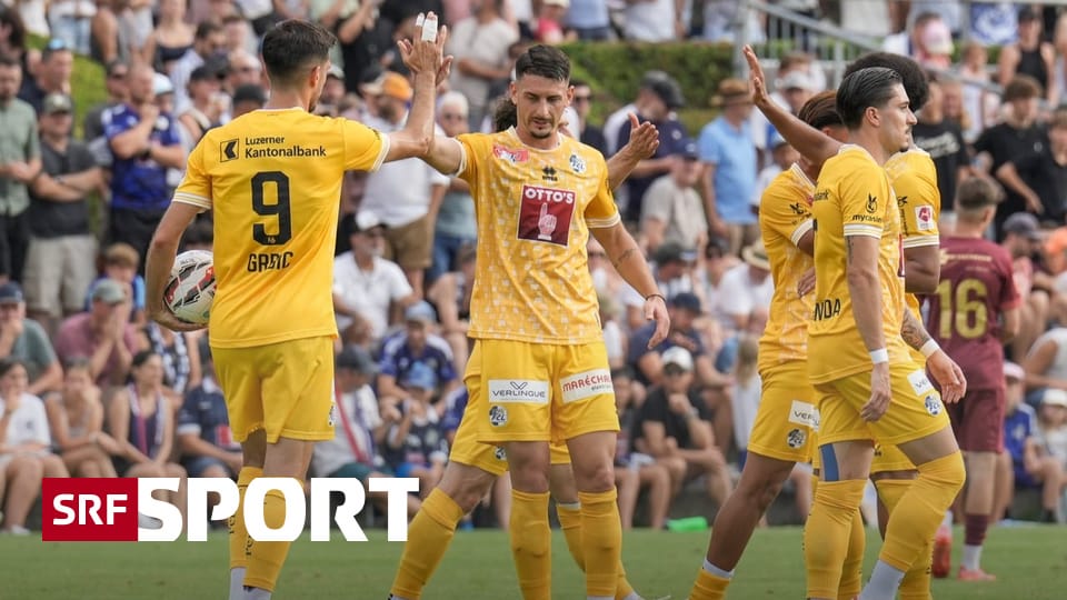 1. Runde im Schweizer Cup - Luzern und Sion souverän – der FCZ zittert im Säuliamt - Sport