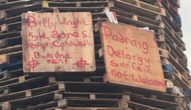 Republican bonfire includes names of those who spoke against it