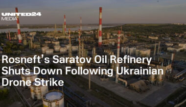 Rosneft’s Saratov Oil Refinery Shuts Down Following Ukrainian Drone Strike — UNITED24 Media