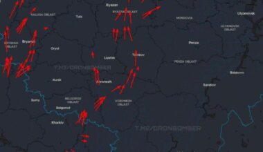 Ukrainian long-range drones are attacking Russian military facilities. Information is current as of 13:40