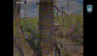Ukraine's 414th Strike UAV Brigade targets multiple Russian soldiers with FPV drones in the Pokrovsk direction, August 2025