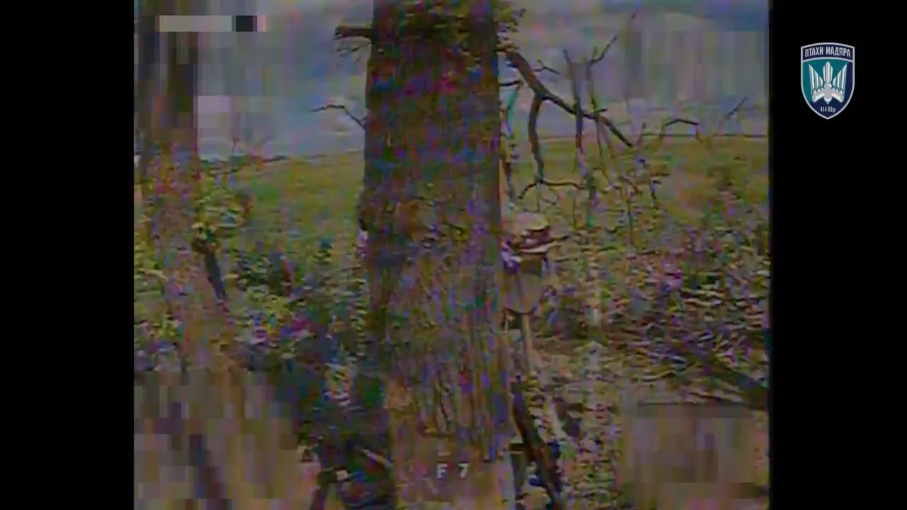 Ukraine's 414th Strike UAV Brigade targets multiple Russian soldiers with FPV drones in the Pokrovsk direction, August 2025