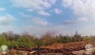 Ukrainian soldier shoots down enemy FPV drone with pump-action shotgun