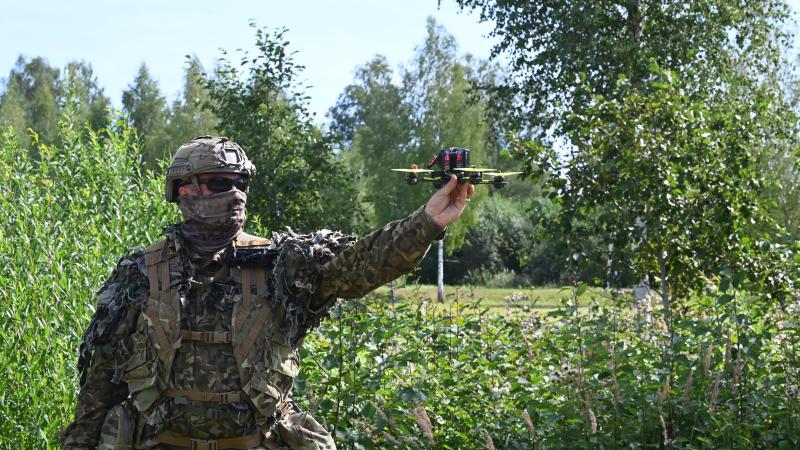 Latvia rolls out red carpet for NATO-run drone warfare drills