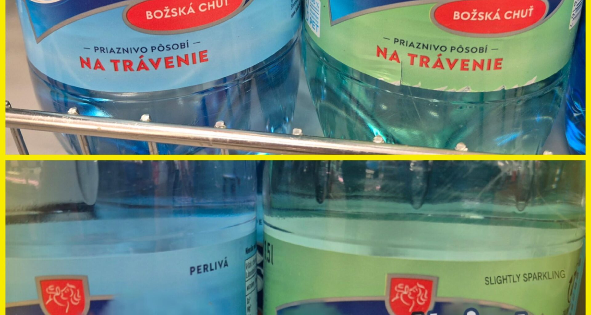 Using Google Translate at a Slovak grocery store.