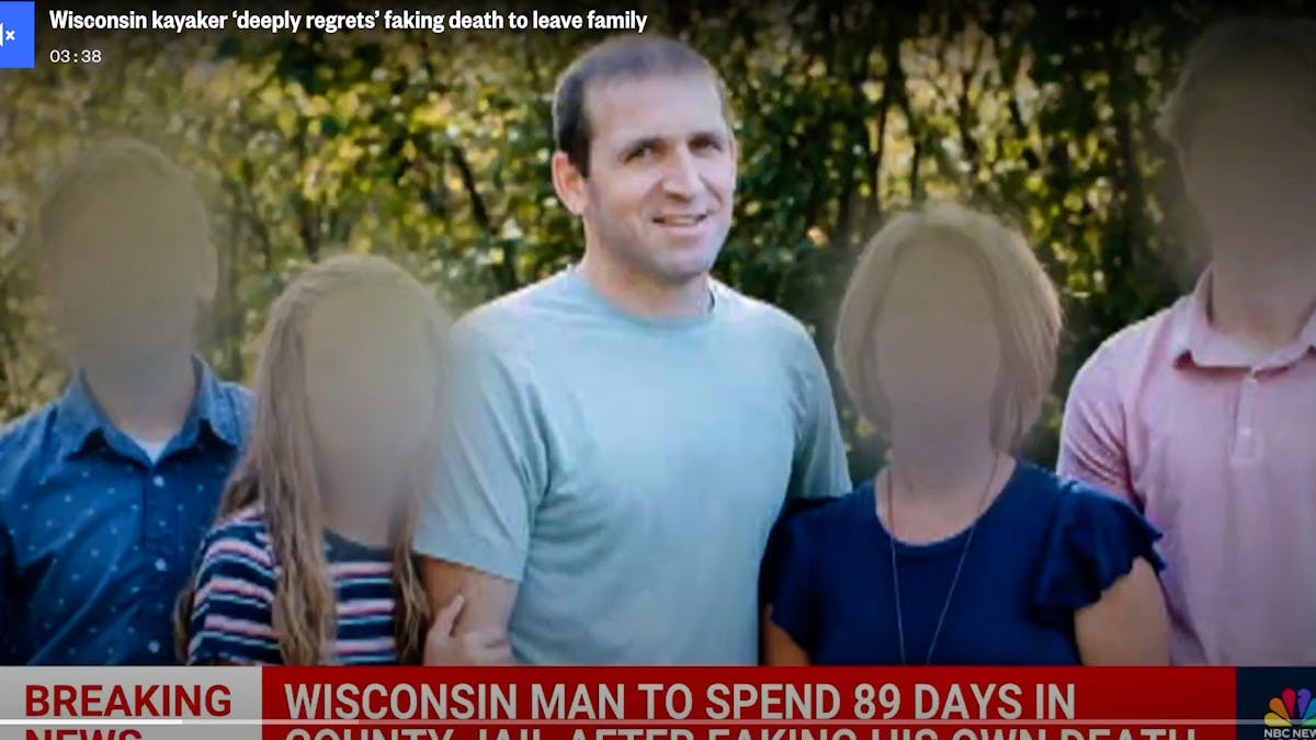 USA: Ryan B. aus Wisconsin inszeniert Kajakunfall, um aus Familienleben zu fliehen